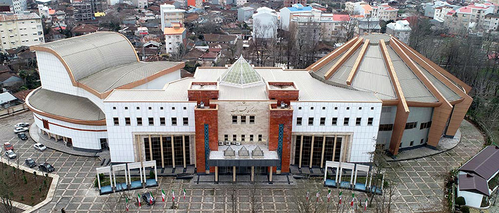 نصب درب آکوستیک ضد حریق تالار مرکزی رشت